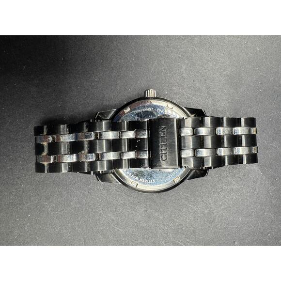 Citizen Eco-Drive Corso Diamond Accent Date Gunmetal Watch 37MM E111-R020728 main image 13